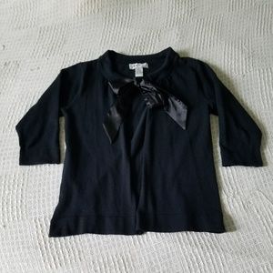 Kikit Black Capelet with Silky Tie